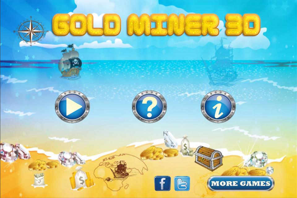 Screenshot Gold Miner 3D. Screenshot Gold Miner 3D.